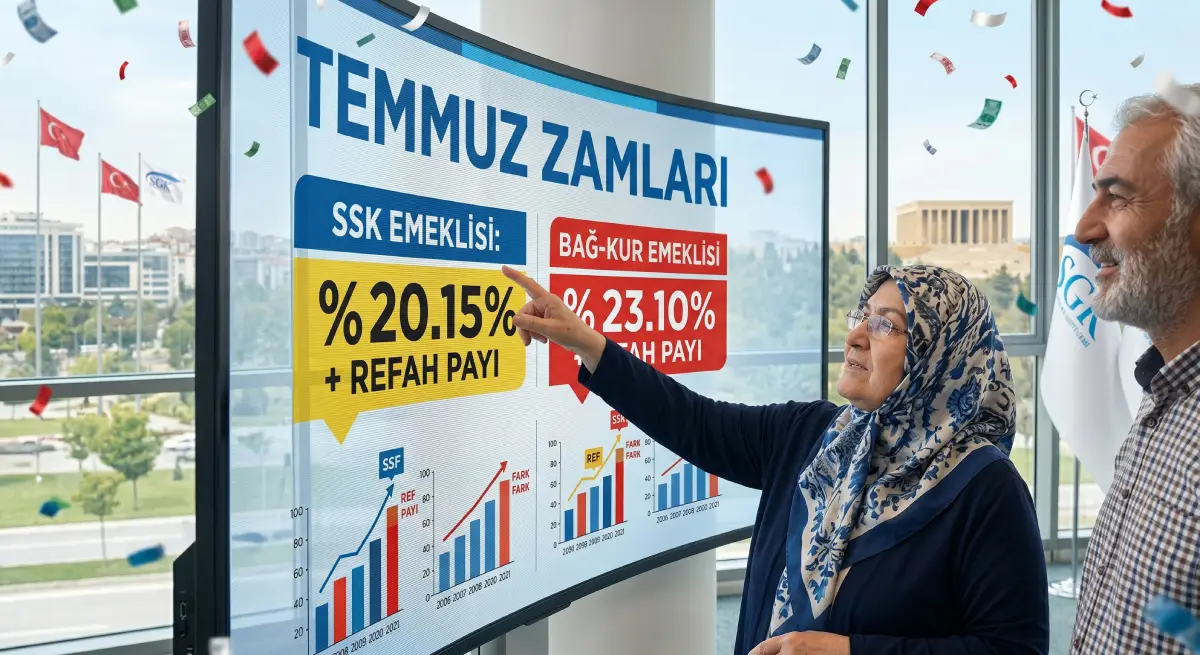Temmuz Emekli Maaş Zamları: Ne Kadar Olacak?