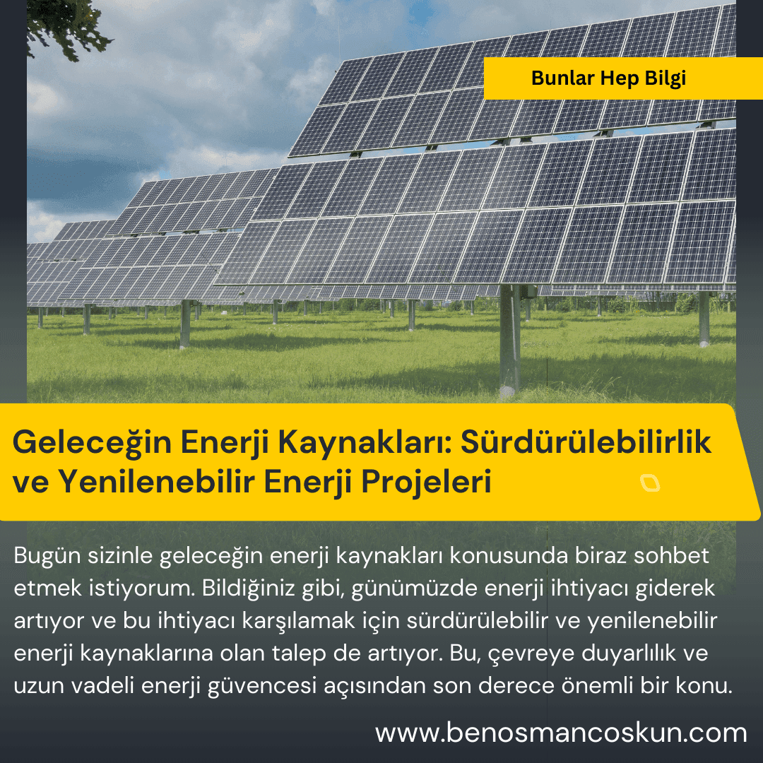 Yenilenebilir Enerji Kaynakları Ve Geleceğin Enerji Çözümleri