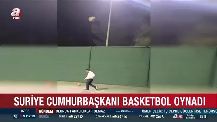 Ahmed Şara Basketbol Oynarken Sosyal Medyada Gündem Oldu