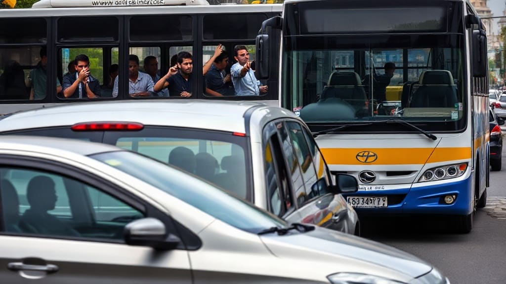 Esenyurt'ta Tehlikeli İnatlaşma: İETT Otobüsünü Engelleyen Dolmuşçuya Yolculardan Tepki