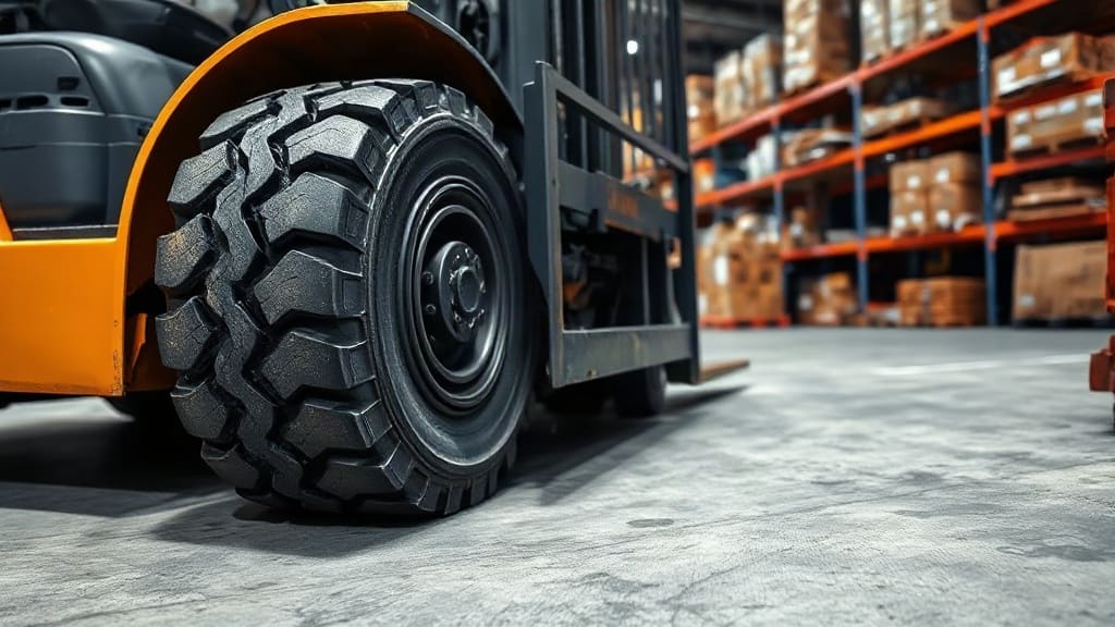 Forklift Lastiği Seçerken Dikkat Edilmesi Gerekenler ve 28X9-15 Nubeco Optima