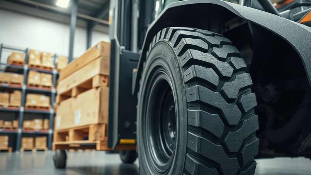 Forklift Lastiği Seçerken Dikkat Edilmesi Gerekenler: 28X9-15 Nubeco Optima