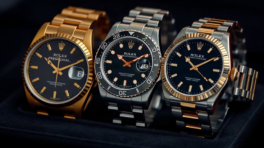 Day-Date, Submariner ve Datejust: Rolü ve Farkları