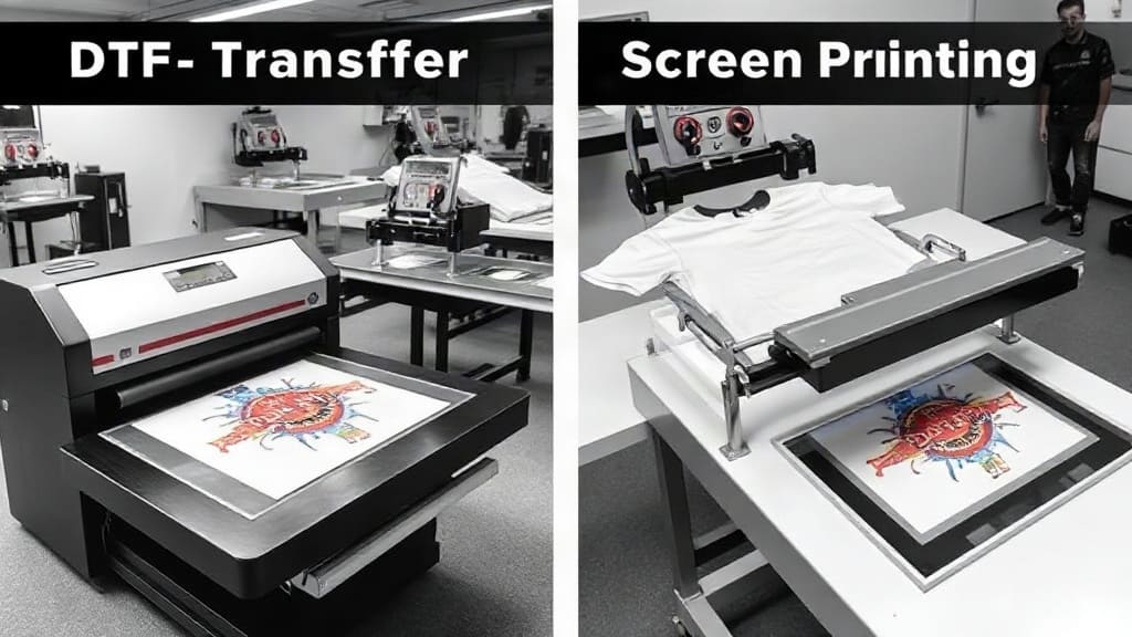 DTF Transfers vs Screen Printing: Which Is Better for Your Business?