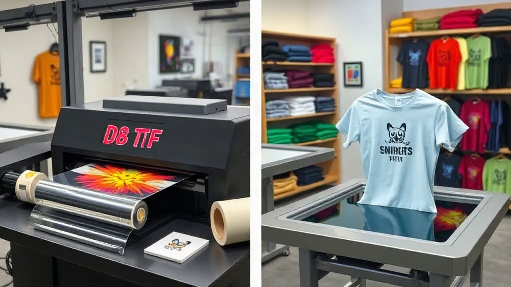 DTF Transfers vs Screen Printing: Which Is Better for Your Business?