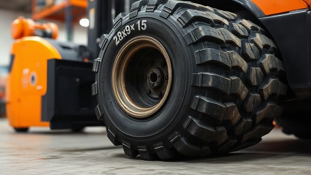 Forklift Lastiği Seçimi: 6.50.10 ve 28x9 15 Ebatları