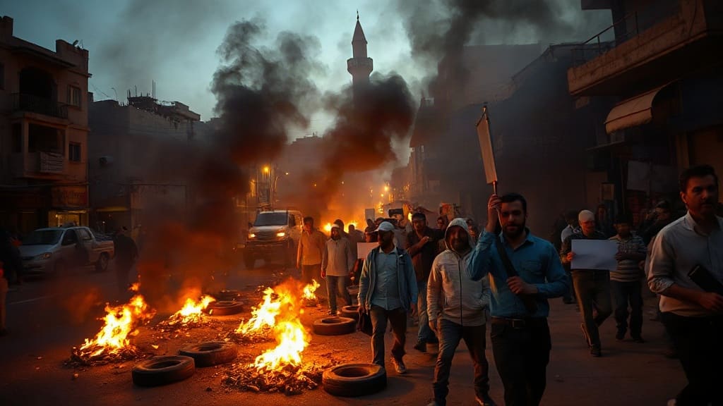 Suriye’de 8 Kentte Petrol Protestoları: Ateş Yakıldı, Yollar Kapatıldı