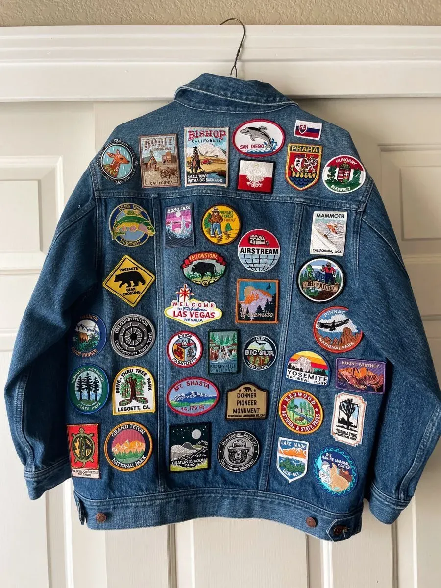 Embroidered patches for denim and jackets: 25 Creative Ways