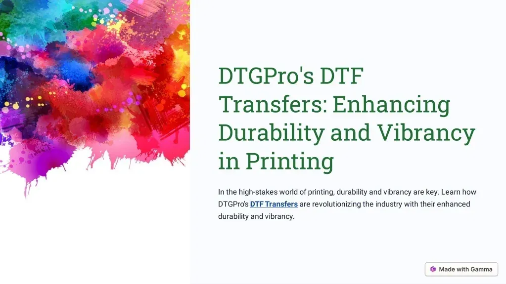 DTF transfers durability: The science of lasting prints