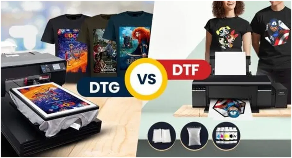 DTF vs. DTG: Which Printing Method Reigns Supreme?
