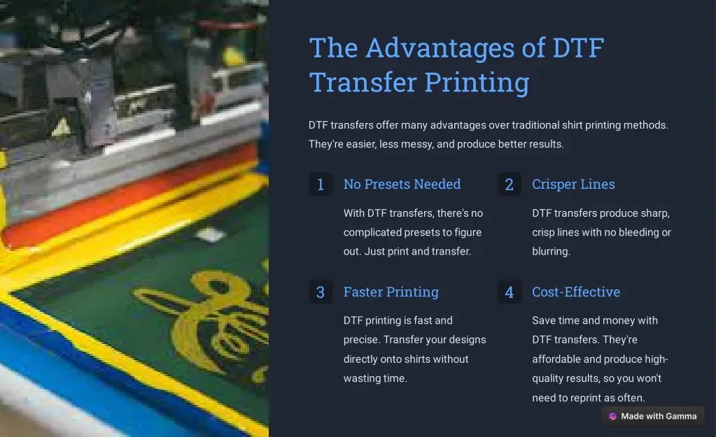 Advantages of DTF Transfers: Top 5 Reasons to Choose Them