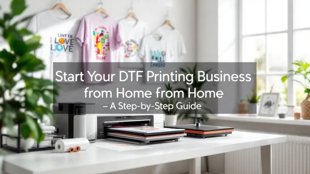 DTF printing business from home: Start, Scale, Profit