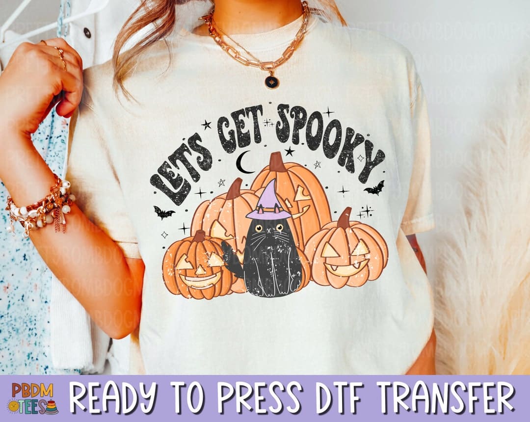 Get Spooky With Custom Halloween Dtf Transfers