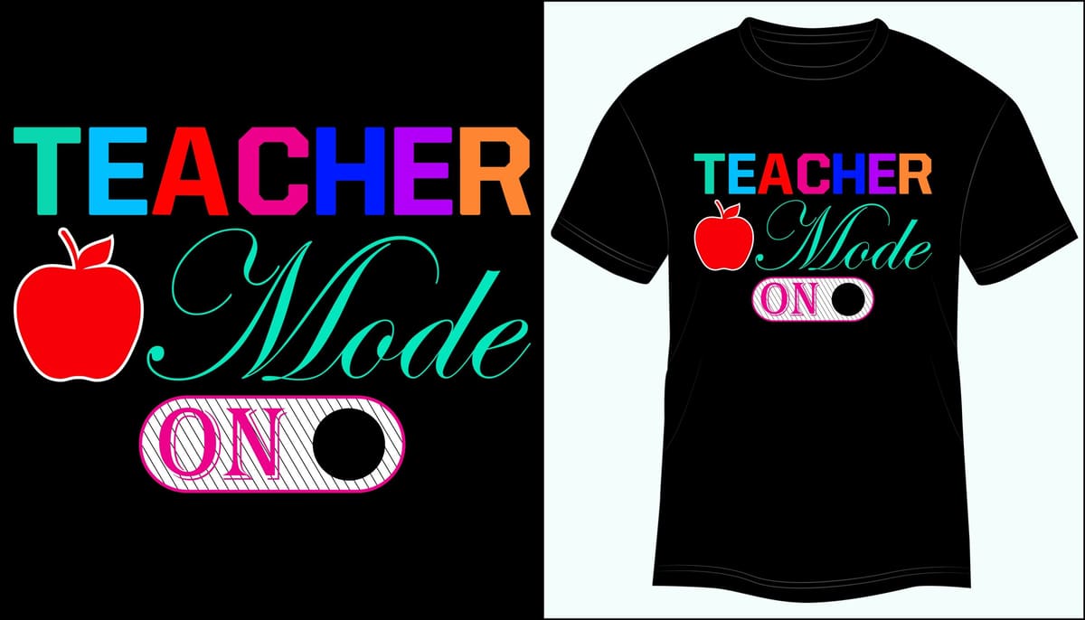 Empowering Designs For Teacher T-shirts