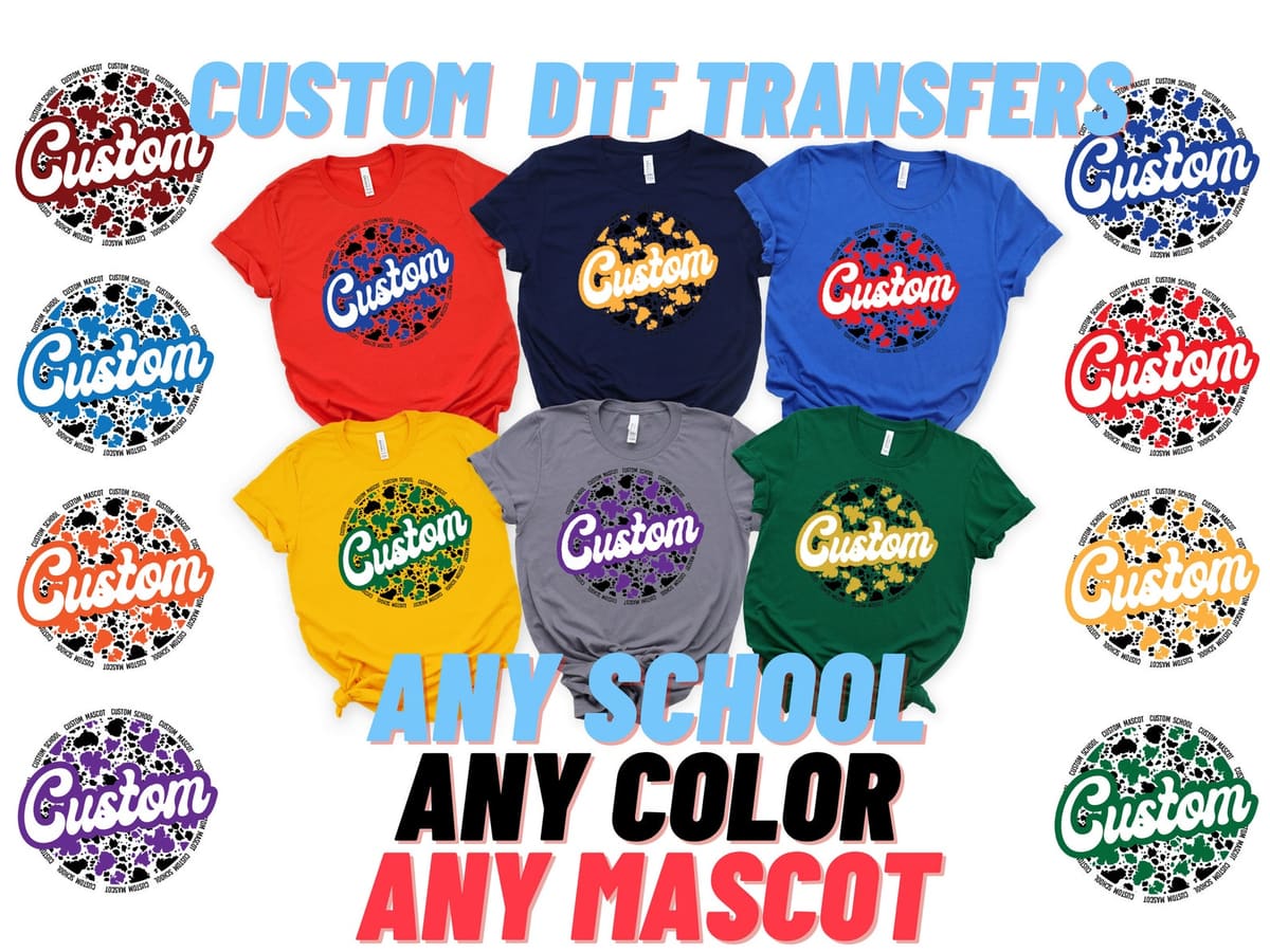 Custom Dtf Patches To Boost School Spirit