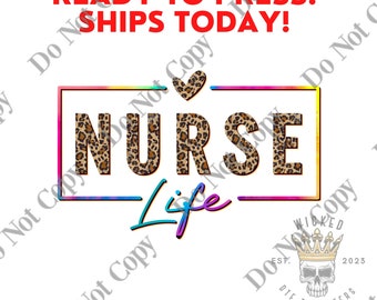 Trendy Nurse Dtf Transfers For Personalized Gifts