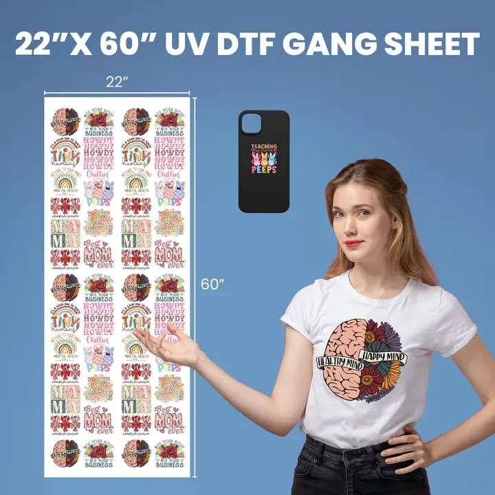 UV DTF gang sheet setup for beginners in 60 minutes