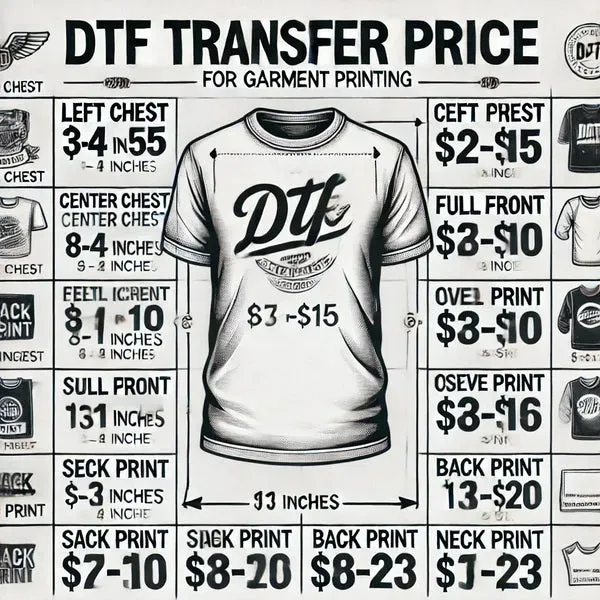 DTF printing costs: A practical guide to pricing per shirt