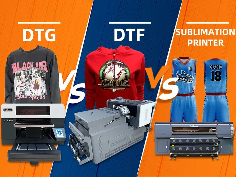 DTF vs DTG vs Sublimation: Which Fabric Printing Wins