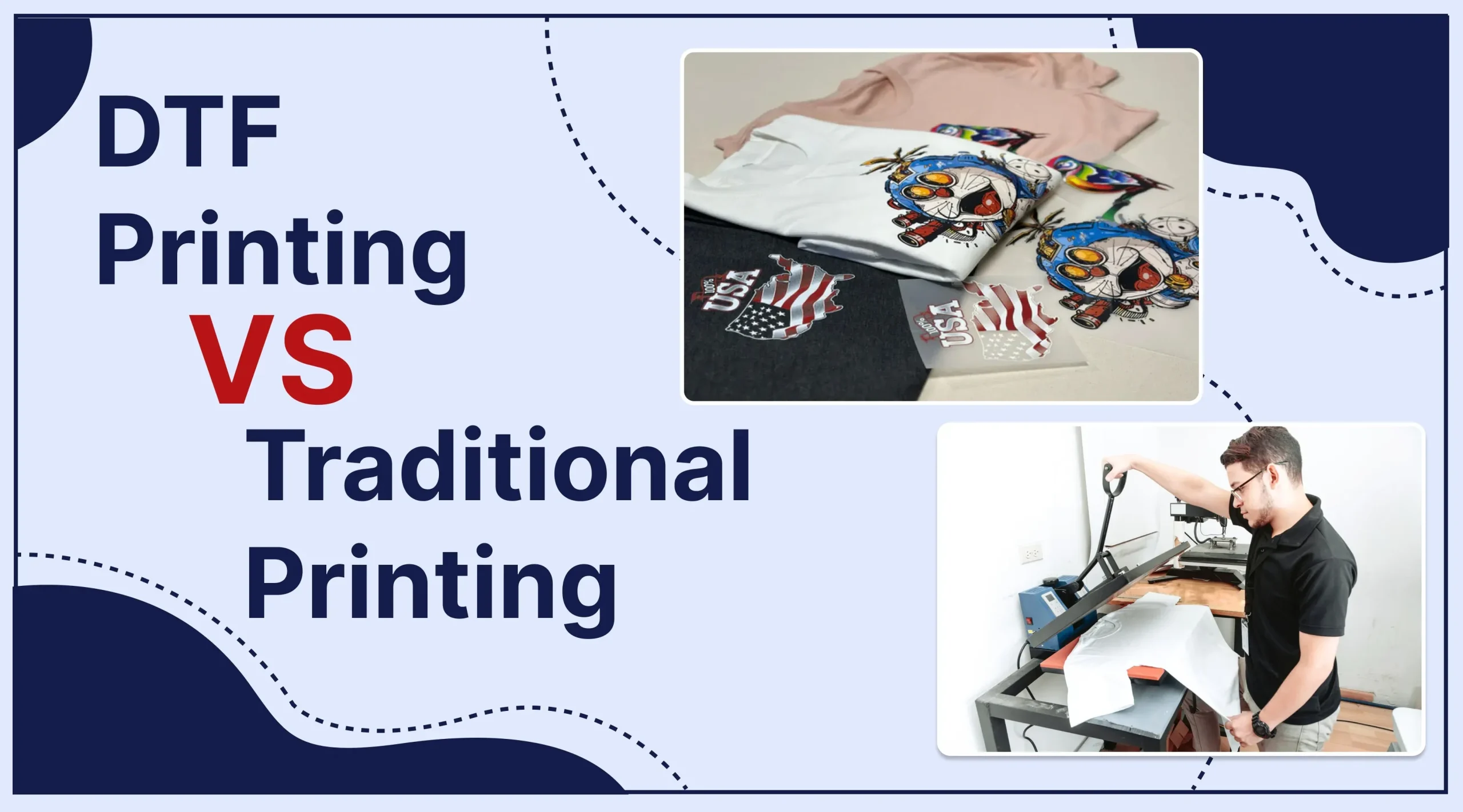 DTF Transfers vs. Traditional Printing: Which is Better?