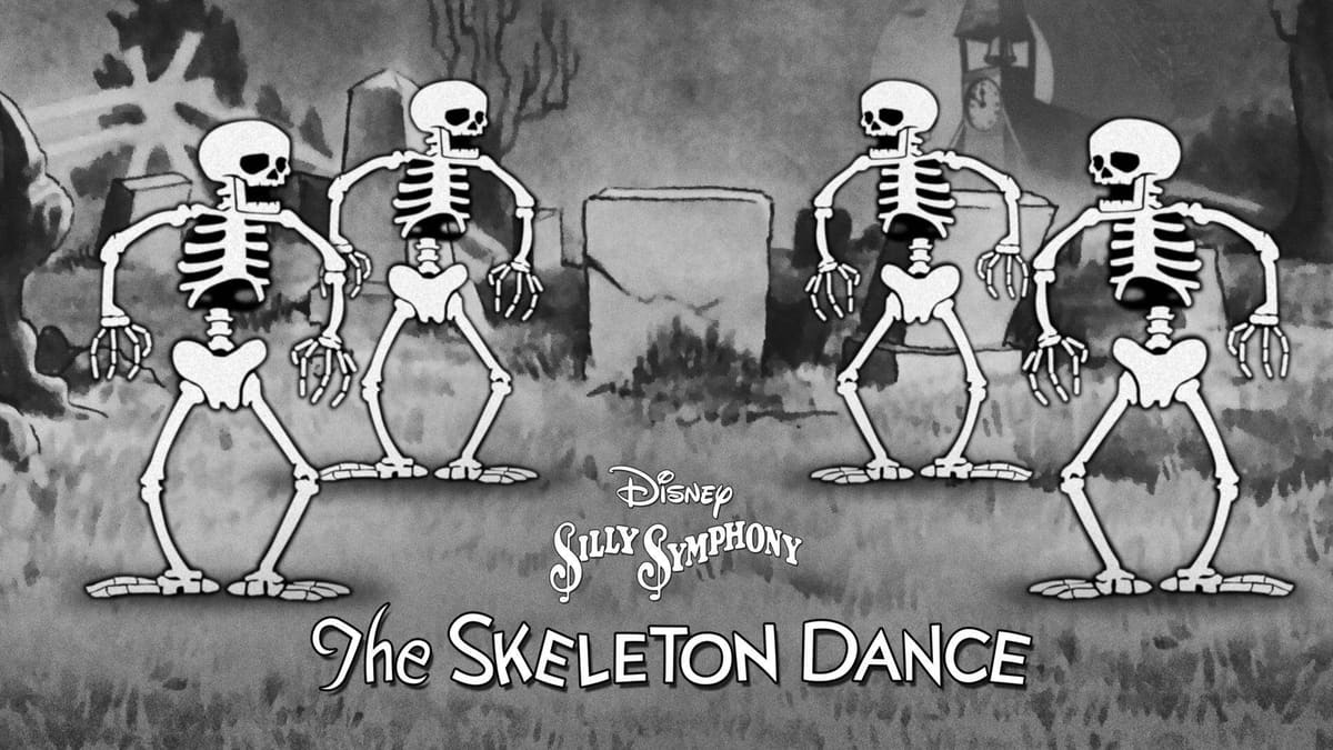 Skeleton Dance And Tombstone Halloween Designs