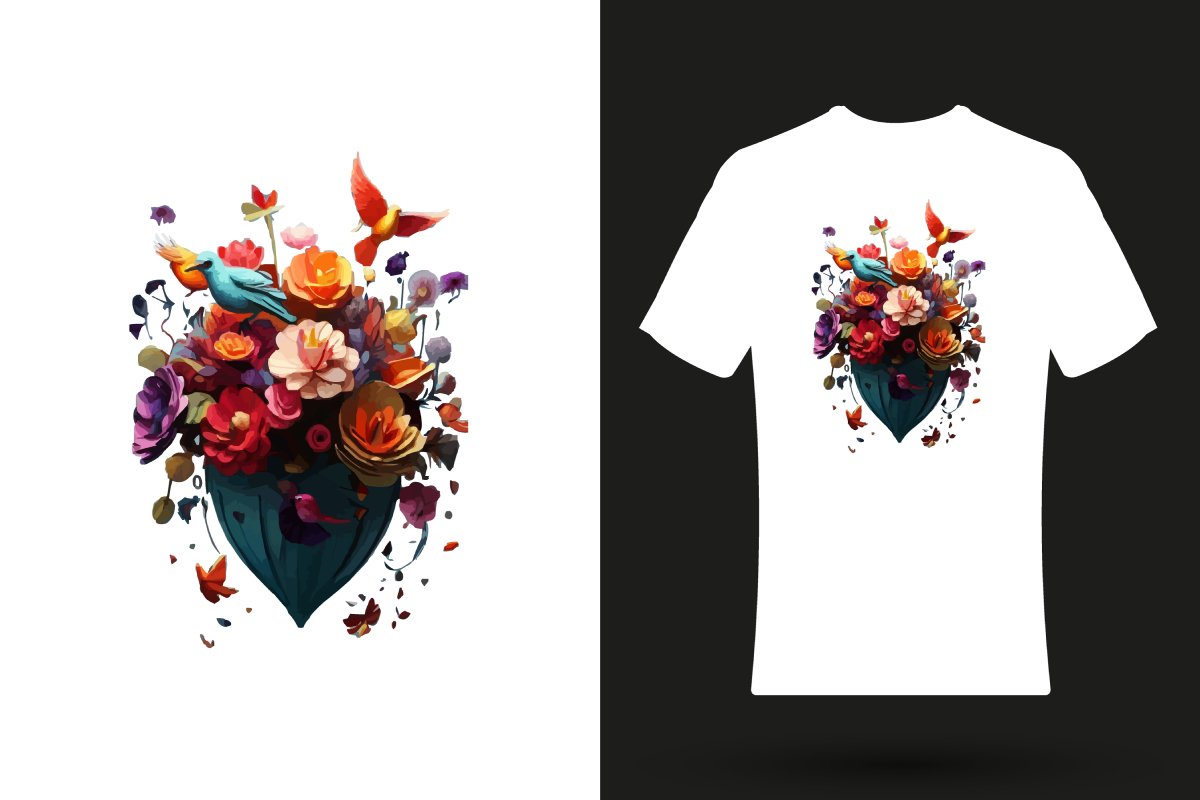 Design Floral Apparel with Flower Transfers