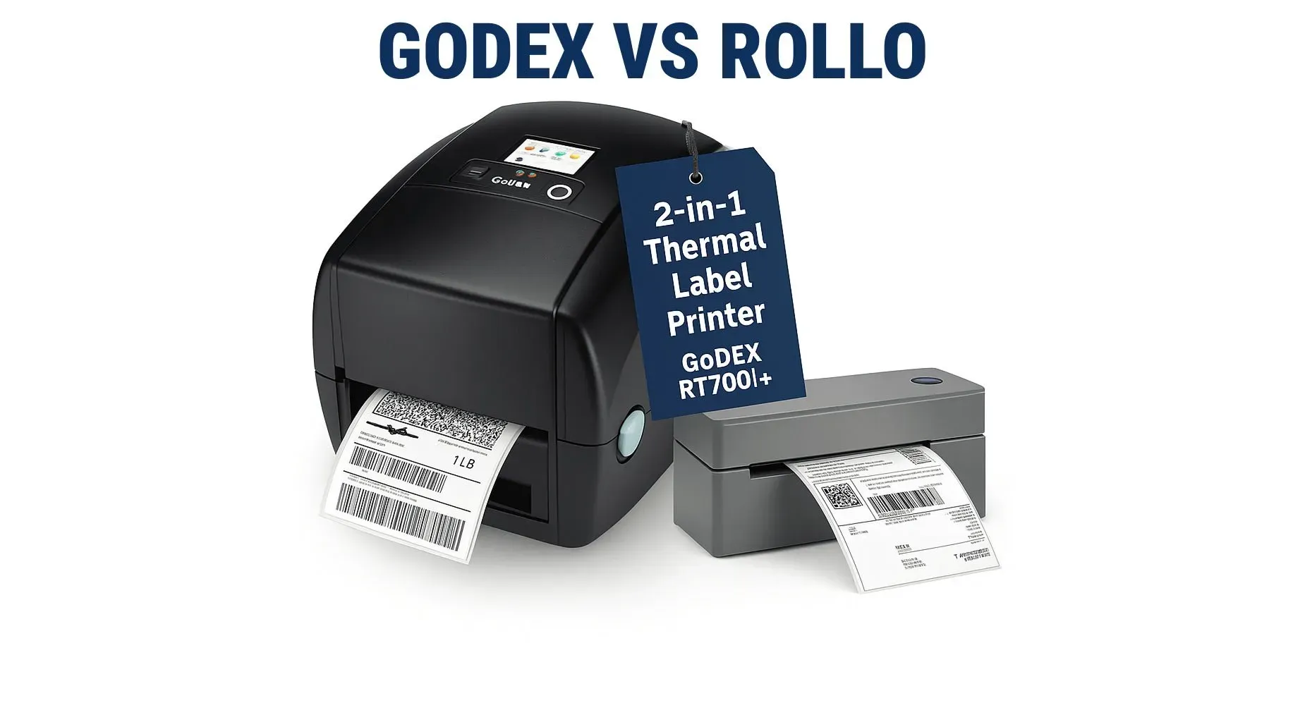 Godex yazıcı vs Rollo karşılaştırması: Etiket baskısı