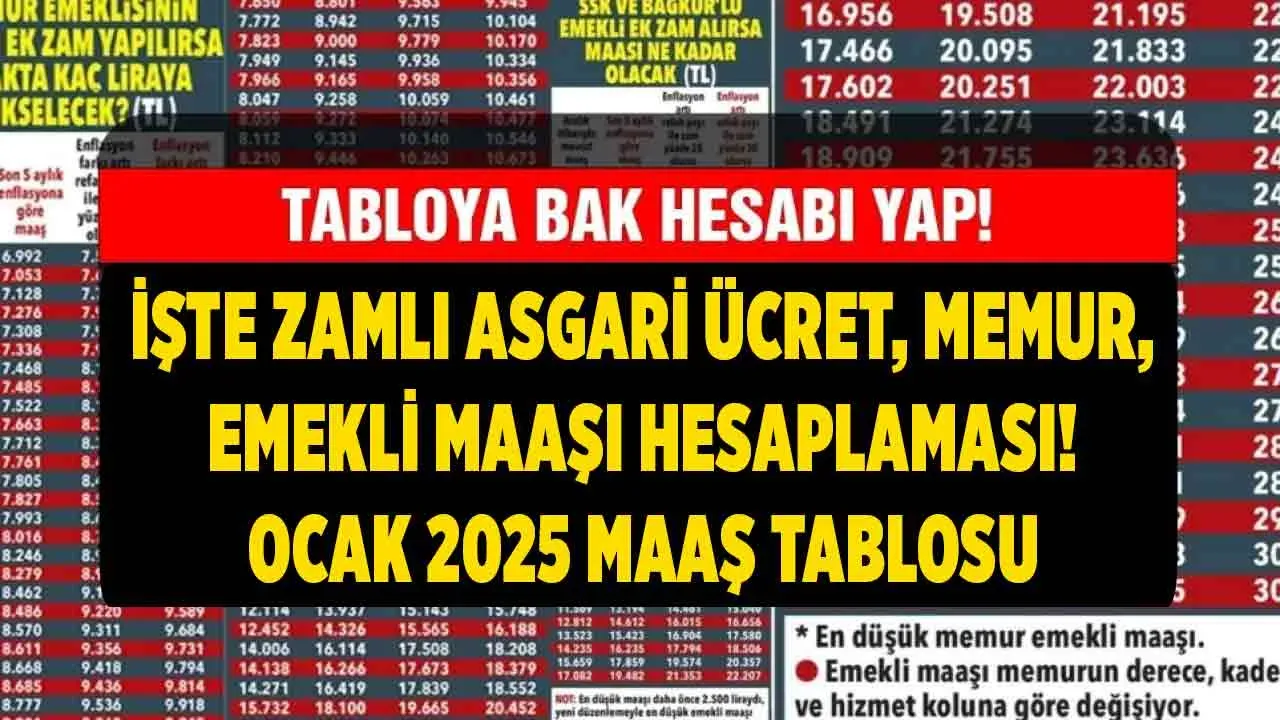 2025 Emekli Memur Maaş Zammı: Ne Kadar Olacak?