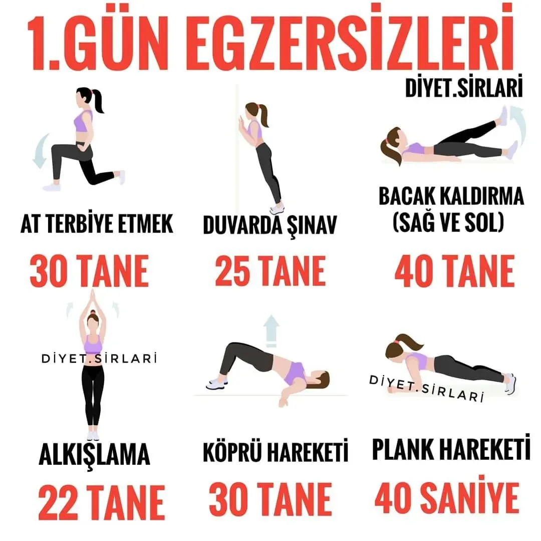 Dayanıklılık için 30 günlük spor zorlukları: Başarıya ulaşın