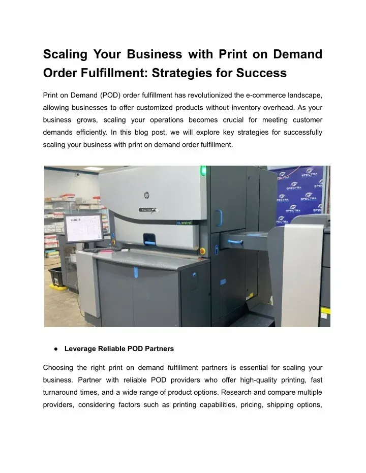 Scaling your print on demand store: automation & growth