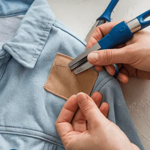 Patch removal and replacement on clothing: A simple tutorial