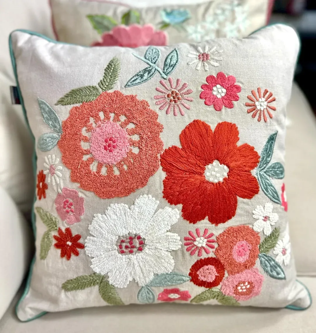 Embroidered Design for Home Decor: Pillows and Wall Art