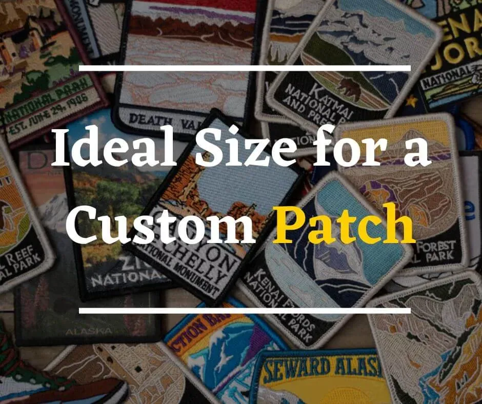 Right size and color for embroidered patches: a guide