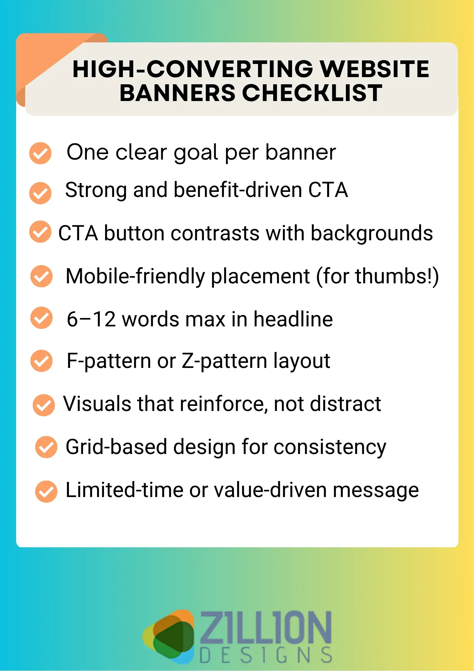 Custom Banner Design Checklist: 10 Must-Have Elements