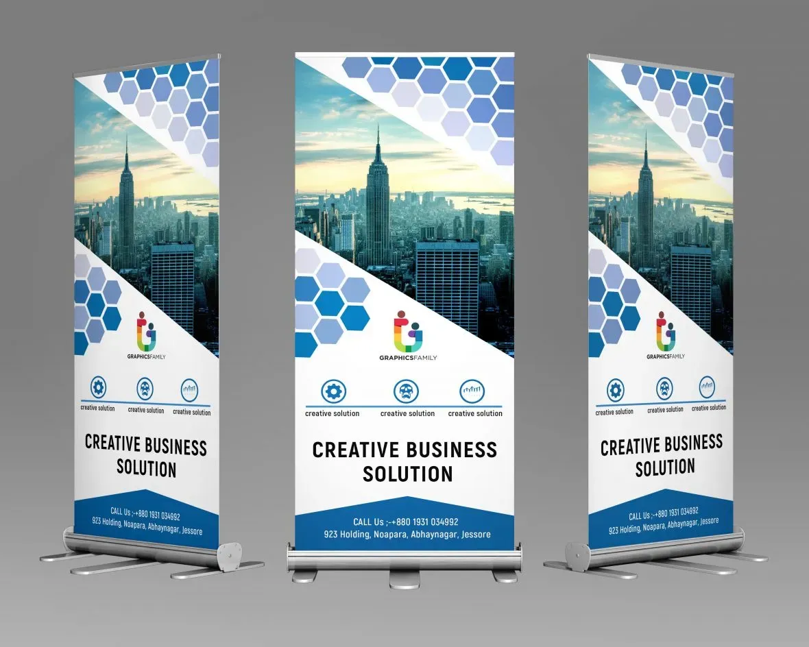 Space-saving custom roll up banner design: practical tips
