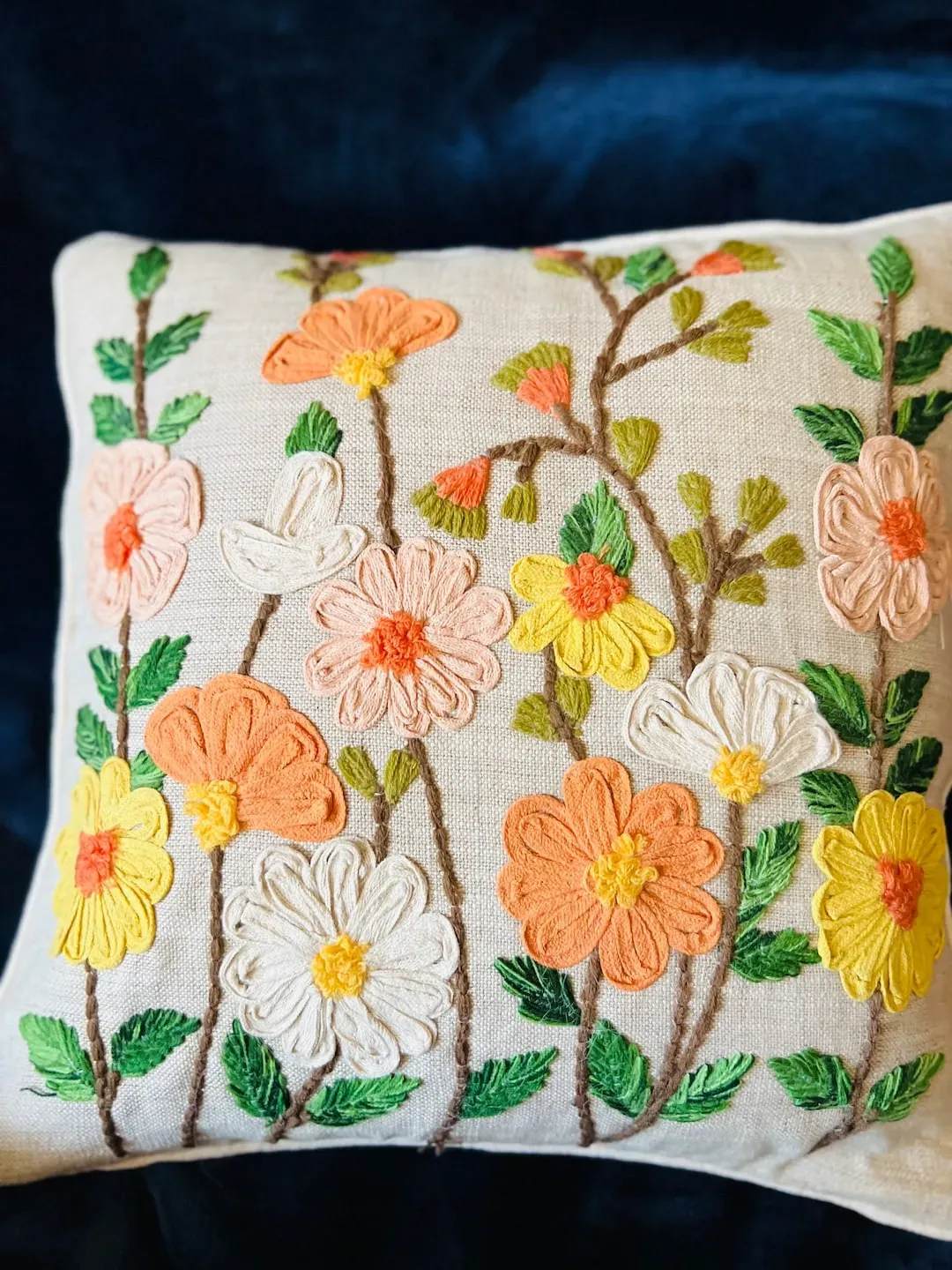 Embroidered home decor design: Pillows, Wall Art, and More