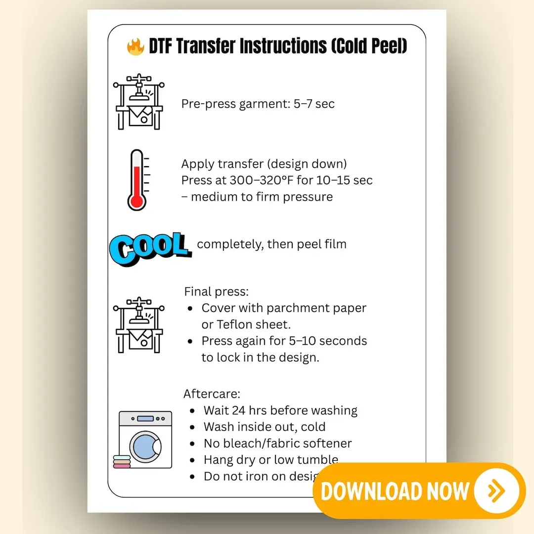 DTF transfer care: Washing tips to extend garment longevity