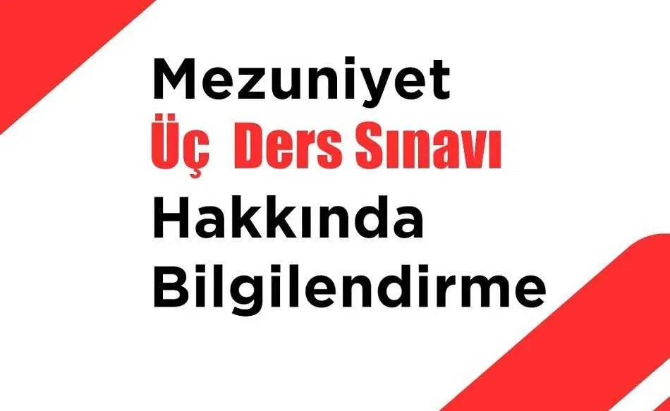 ATA AÖF üç ders sınavı 2025 tarihi belli oldu