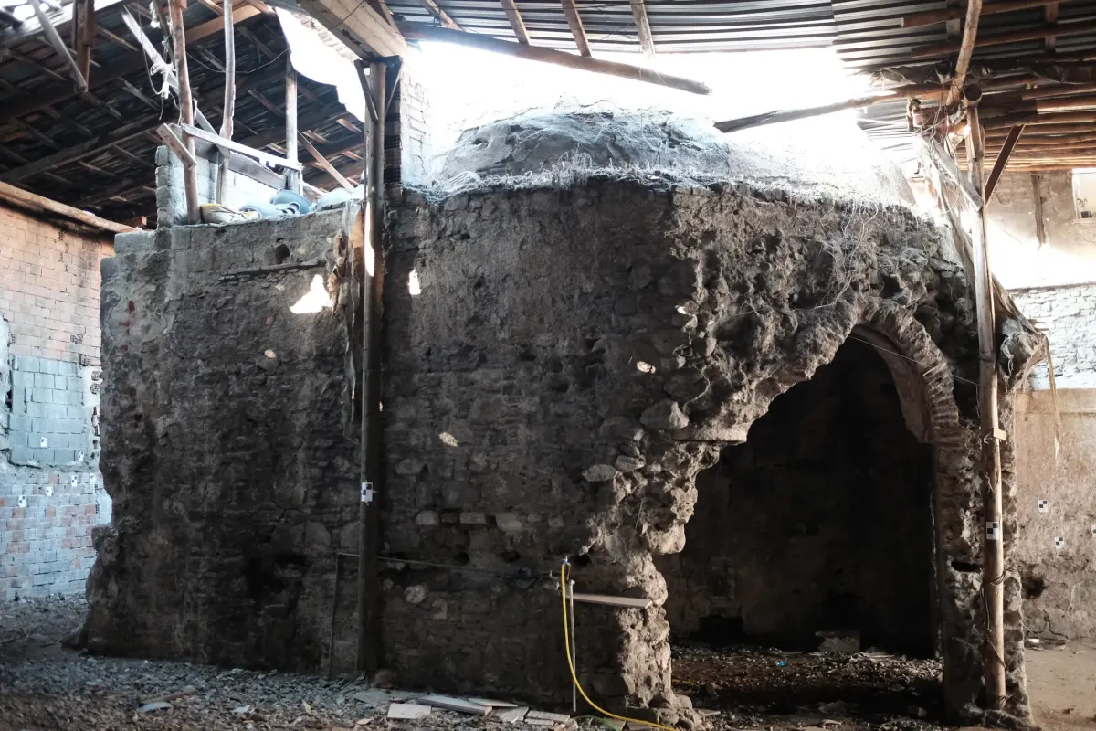 Kıllıoğlu Hamamı Restorasyonu Yeniden Başladı