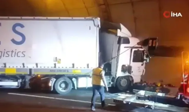 Kontrolden Çıkan TIR Trafiği Felç Etti