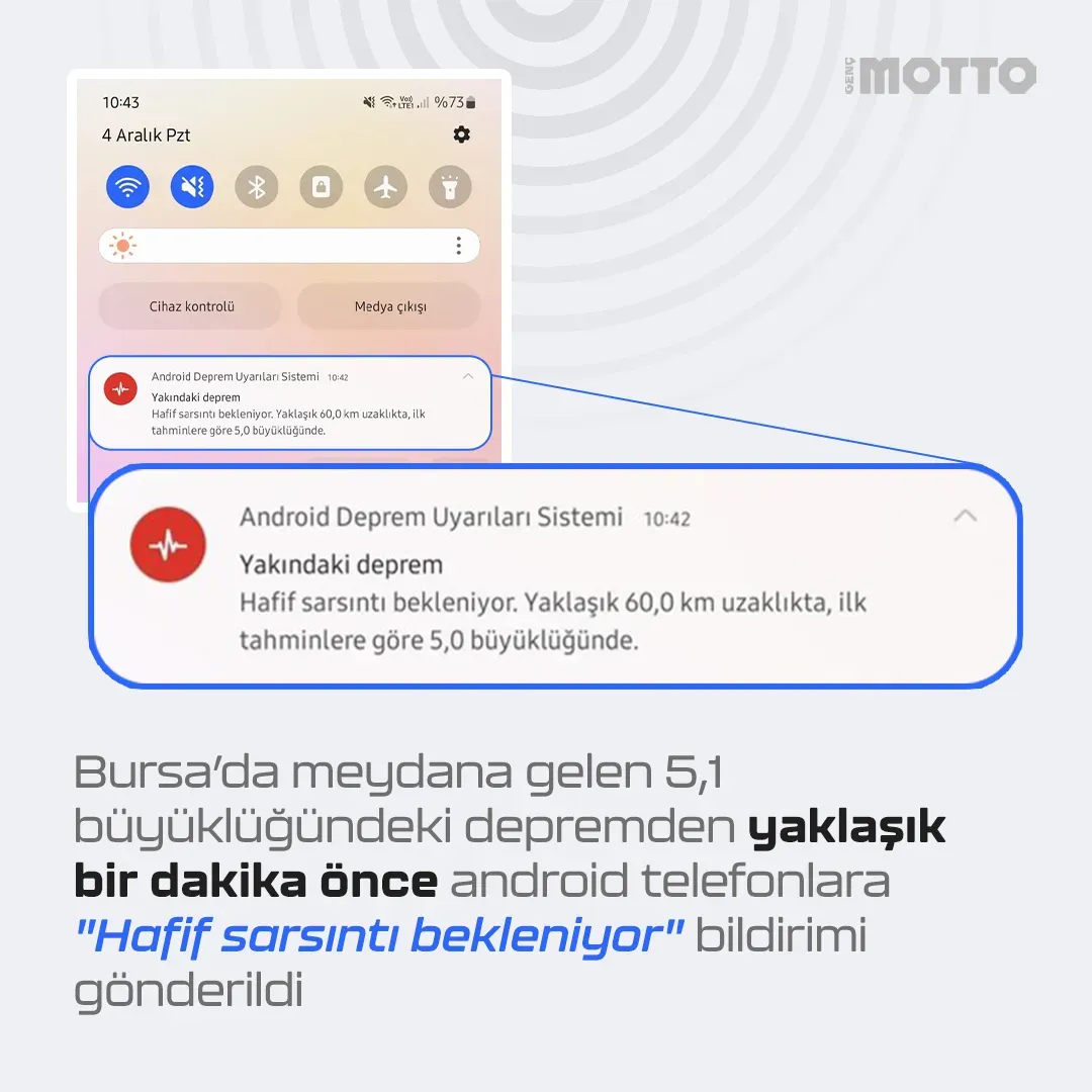 Telefonlara Deprem Bildirimi: Sistem Nasıl Çalışıyor?