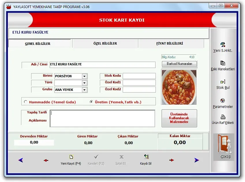 Catering yazılımı: Teklif Yönetimi ve Sipariş Takibi