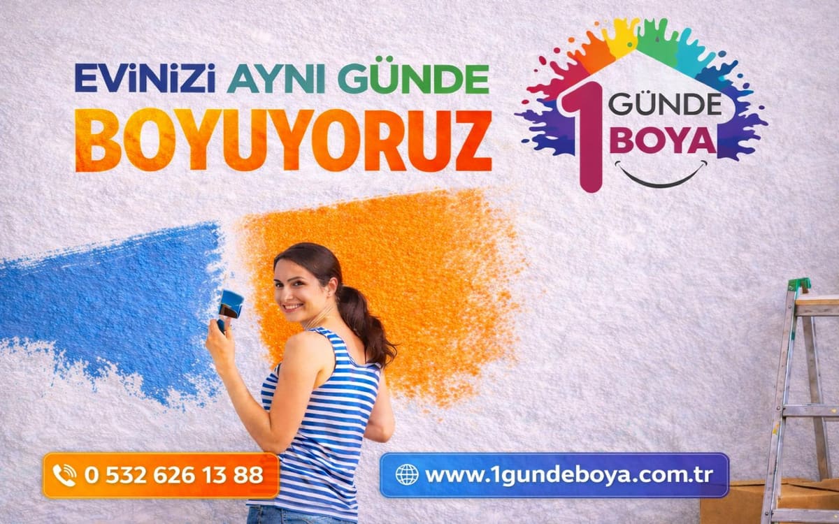1GÜNDE BOYA®: İstanbul Boyacı Sektöründe Lider Boyacı Ustası Kadrosu