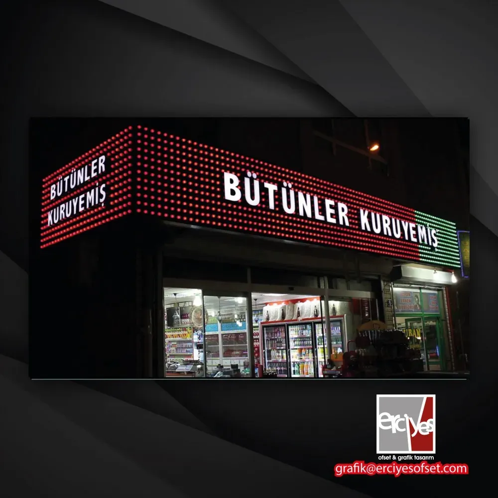 Antalya LED reklam tabela: Enerji Tasarrufu ve Parlaklık