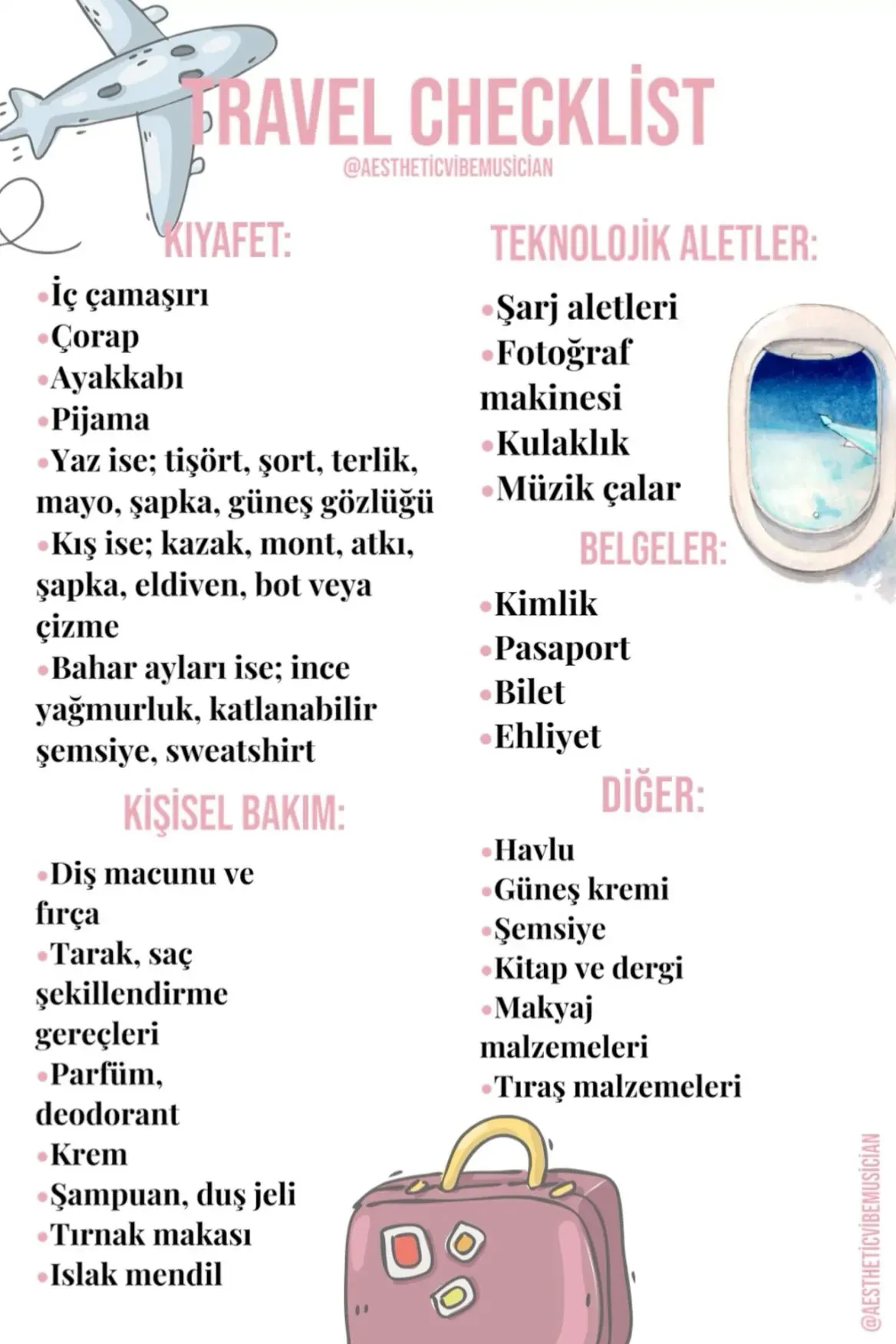 Seyahat Planlama Checklist: Hazırlıklar Tamamsa Başlar
