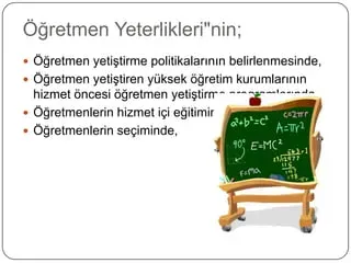 Eğitimde Öğretmen Yeterlilikleri: Profesyonel Gelişim
