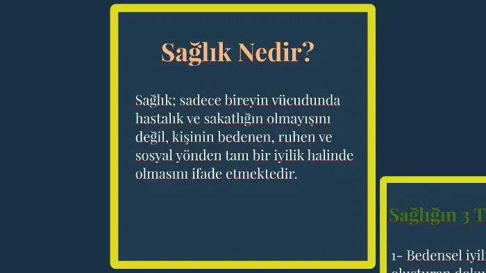 Sağlık nedir: 10 basit adımla günlük yaşamı güçlendirin
