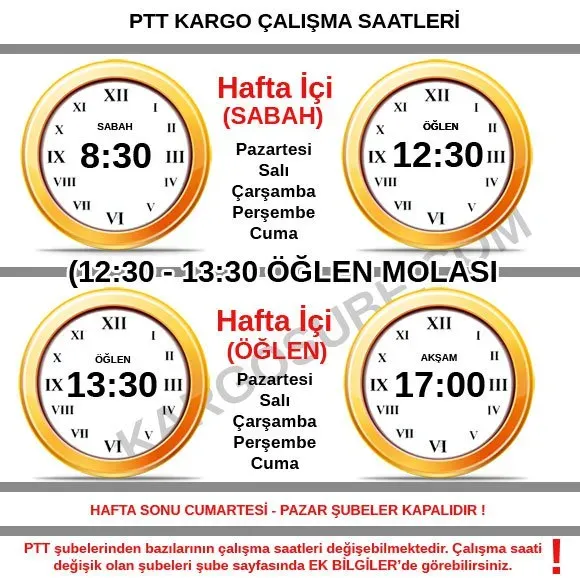 PTT Çalışma Saatleri: 2025 İçin Güncel Bilgiler