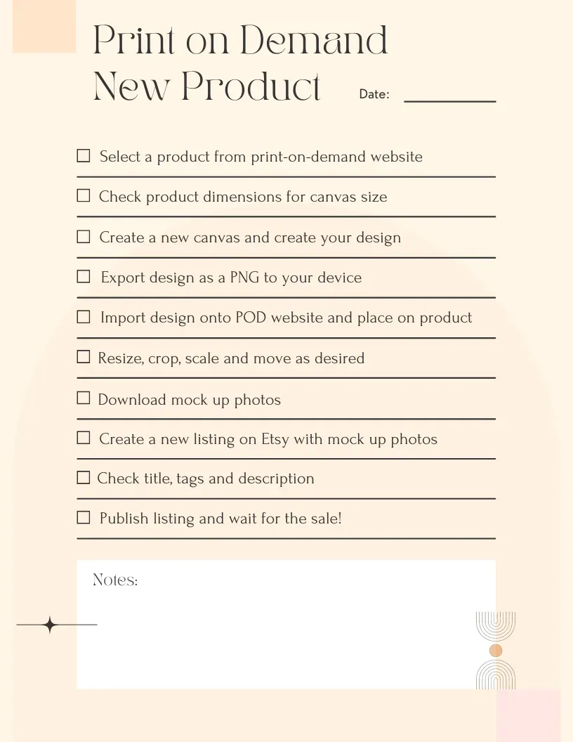 Print on Demand checklist 2026: Tools, Niches, and Tactics