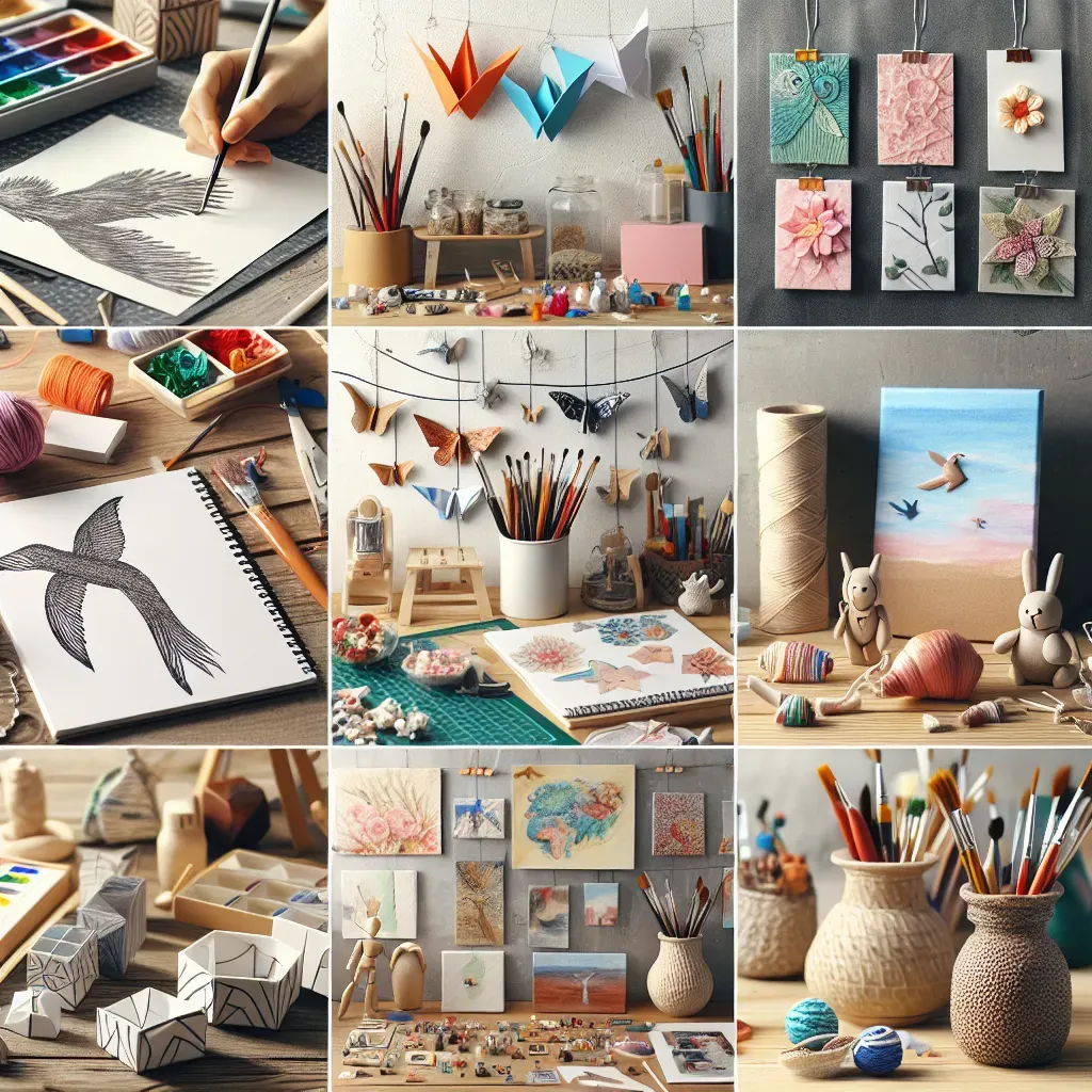 Evde Sanat Projeleri: 10 Adımda Yaratıcılığı Ateşleyin